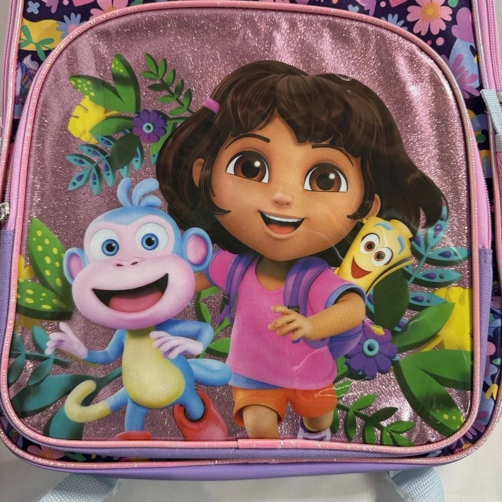 Dora Backpack Kids NWT Boots Map Purple Explorer Nickelodeon‎ 16